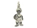 Sterling Silver Boy with Ball Charm 