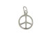 Sterling Silver Peace Sign Charm with Jumpring