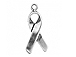 Sterling Silver Awareness Ribbon Charm with Jump Ring