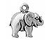 Sterling Silver Elephant Charm with Jump Ring