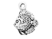Sterling Silver Fish Charm with Jump Ring