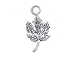 Sterling Silver Maple Leaf Charm with Jump Ring