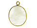 Gold over Sterling Silver Gemstone Bezel Pendants - Moonstone