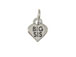 Sterling Silver Heart with Big Sis Charm with Jumpring