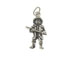 Sterling Silver Fireman with Axe Charm 