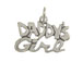 Sterling Silver Daddy' s Girl Charm with Jumpring