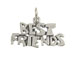 Sterling Silver Best Friends Charm with Jumpring