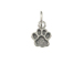 Sterling Silver Paw Print Charm with Jumpring