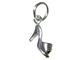 Sterling Silver High Heel Slipper Charm with Jumpring