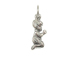 Sterling Silver Praying Child Girl Charm with Jumpring