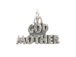 Sterling Silver God Mother Charm with Jumpring