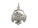 Sterling Silver Car with Just Married Charm with Jumpring