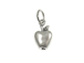 Sterling Silver Apple Charm with Jumpring