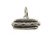 Sterling Silver Hotdog Charm with Jumpring