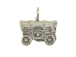 Sterling Silver Covered Wagon Charm with Jumpring