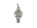 Sterling Silver Light bulb with  The Lord Is My Light Charm with Jumpring
