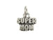 Sterling Silver Super Mom Charm with Jumpring