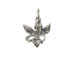 Sterling Silver Angel with Heart Charm with Jumpring