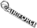 Sterling Silver Air Force Charm with Jumpring