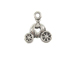 Sterling Silver Cinderella' s Coach Charm 