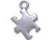 Sterling Silver Puzzle Piece Autism Awareness Charm with Jumpring