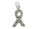 Sterling Silver Autism Awareness Ribbon Charm with Jumpring