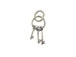 Sterling Silver Keys Charm with Jumpring