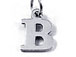 Sterling Silver Alphabet Letter Charm - B