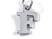 Sterling Silver Alphabet Letter Charm - F