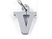 Sterling Silver Alphabet Letter Charm - V