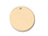 6mm Gold-Filled Round Disc Charm with Hole