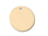 6mm Gold-Filled Round Disc Charm with Hole *large quantity to be special ordered*