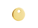 4mm Gold-Filled Round Disc Charm with Hole