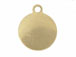 7.4mm Gold-Filled Round Disc Charm with Built in Loop