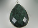Sterling Silver Gemstone Bezel Large Pendant - Emerald