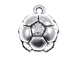 Sterling Silver Soccer Ball Charm 
