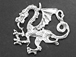 Sterling Silver Dragon - Left