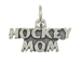 Sterling Silver Hockey Mom Charm with Jumpring