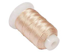 Pearl String 100% Silk Beading Thread Pink Size E 0.5 Oz Spool 200 yards BeadSmith - BSK5PIE
