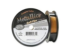 Soft Flex 49-Strand Original Satin Silver .019 Beading Wire 100-Ft. Spool