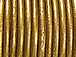 1 Yard -  Antique Gold Metallic Leather 1.5mm Round Leather Cord