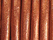 1 Yard -  Burnt Orange Metallic Leather 2mm Round Leather Cord