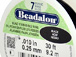 30 Feet - Beadalon 7 Strand Wire .010 inch Black