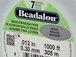 1000 Feet - Beadalon 7 Strand Wire .012 inch Bright