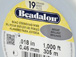 1000 Feet - Beadalon 19 Strand Wire .018 inch Bright