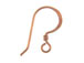 Copper Ear Wire with Coil