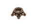 8mm Antiqued Copper 5-Point Bead Cap 