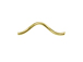Gold Filled 1x17.5mm Spiral Tube  Curved Tubes