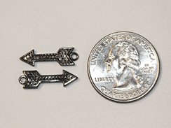 20 x 6 mm Small Diamond Arrow Pendant