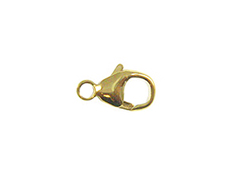 14K Gold-Filled Oval Lobster Claw Trigger Clasp 9mm, Built in Jump Ring